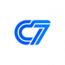 C7官方网站品牌标识 - 橙色与深蓝色主视觉的C7官网首页logo